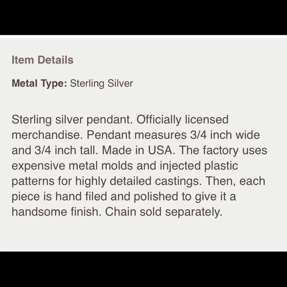 Fine Jewelry Sterling Silver .925 Flur-de-lis Pendant / CHAIN IS INCLUDED - Picture 7 of 7